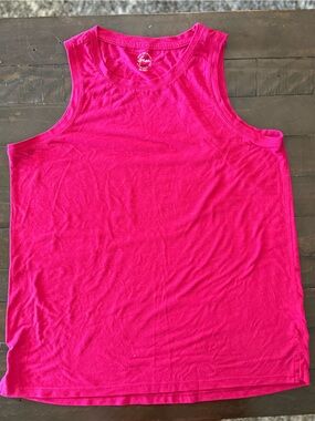Bright Fuchsia Scoop Neck Tank